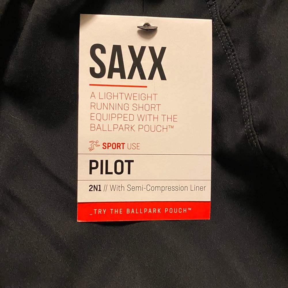 SAXXX 2-n-1 Pilot Men’s shorts Black
